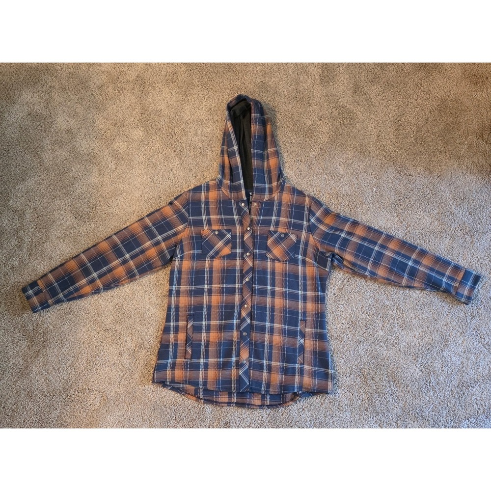 Mens KUHL flannel Pladshirt with hoodie